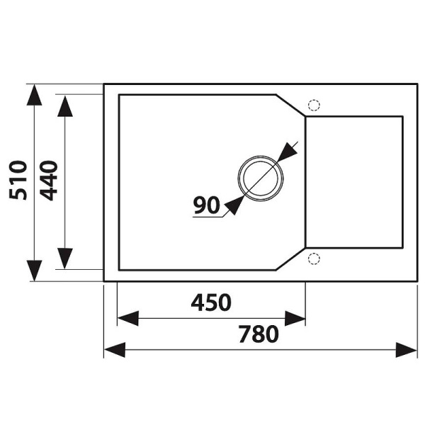 Кухонная мойка KAISER KMM-5178 мрамор (KMM-5178 S-302)
